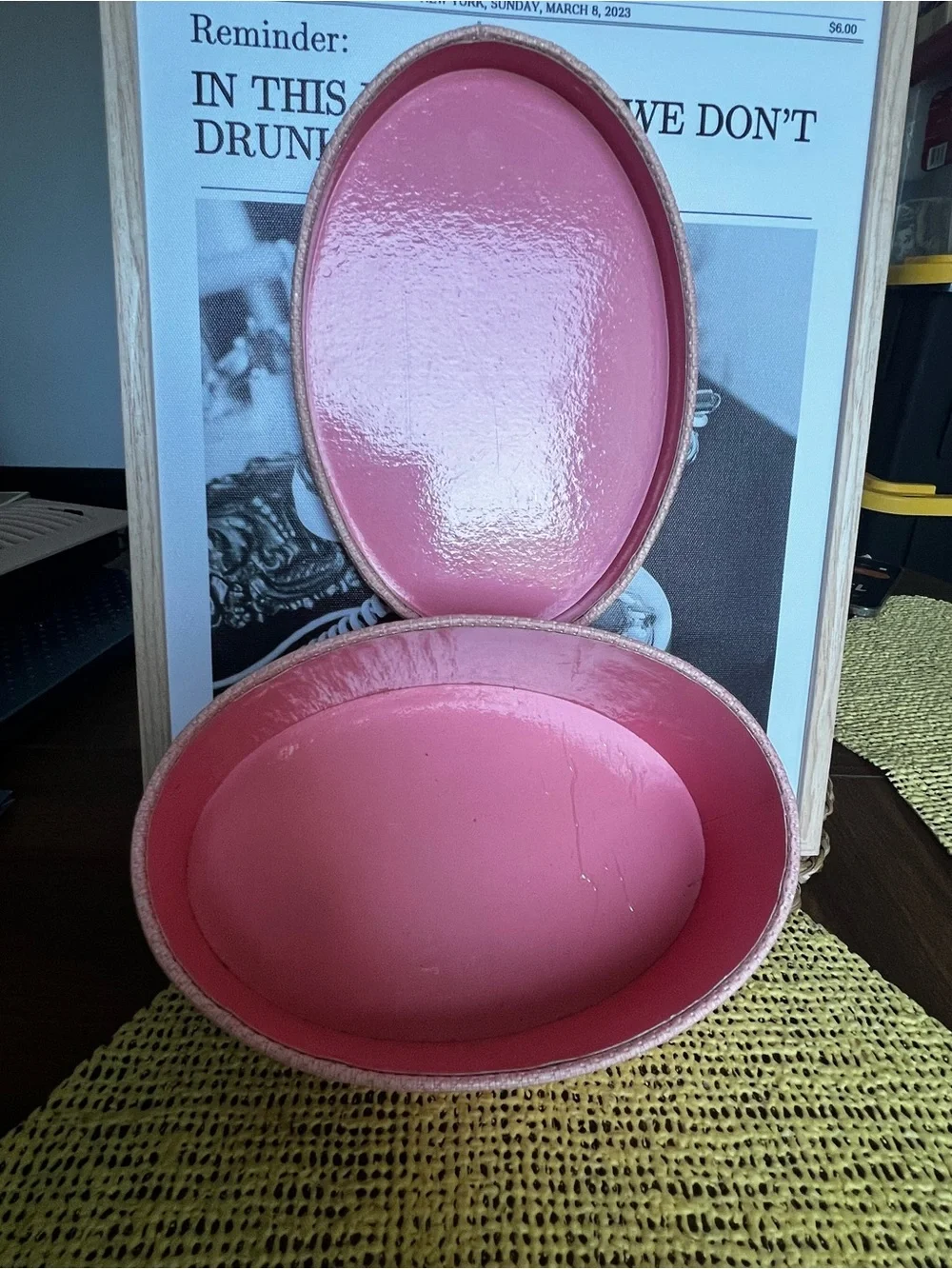 Estee Lauder Pink Tweed Empty Box.